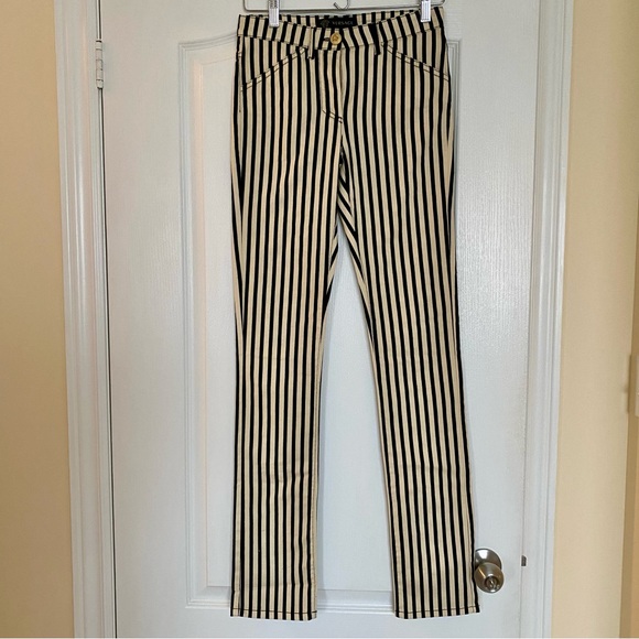 Versace Donna Jeans with Gold Medusa Button Size 24 - Picture 3 of 8